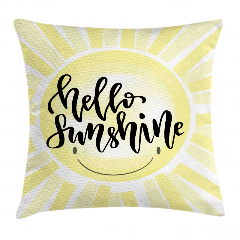 Modern Typography Pillow Cover