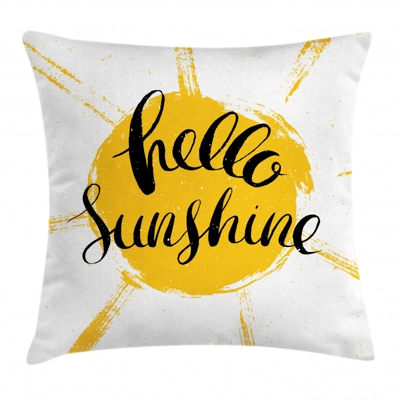 Summer Season Words Pillow Cover