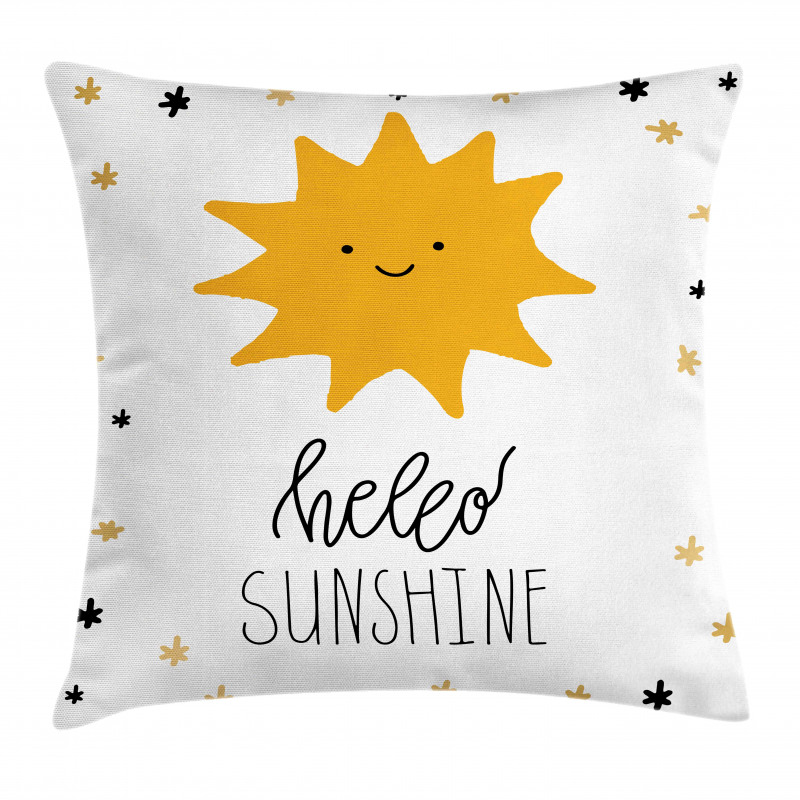 Nursery Typography Pillow Cover