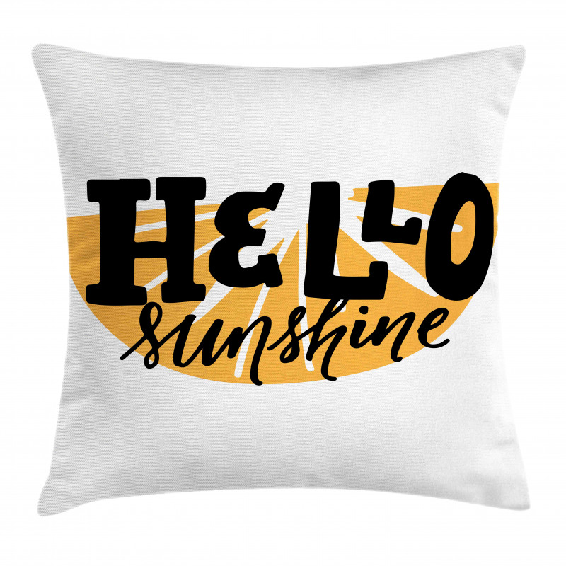 Funny Hand Lettering Pillow Cover