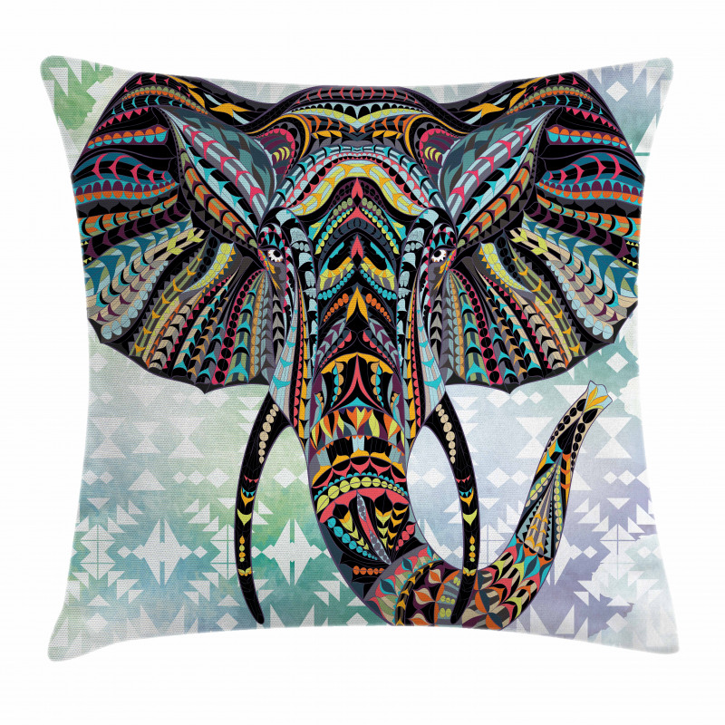 South Asian Animal Pillow Cover