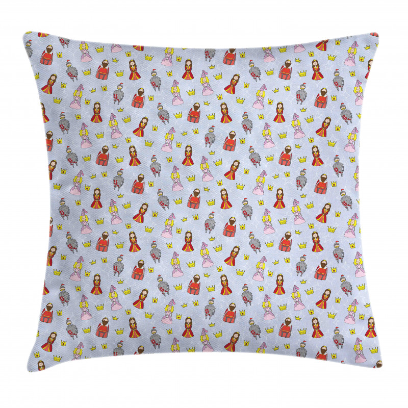 Princess Queen King Knight Pillow Cover