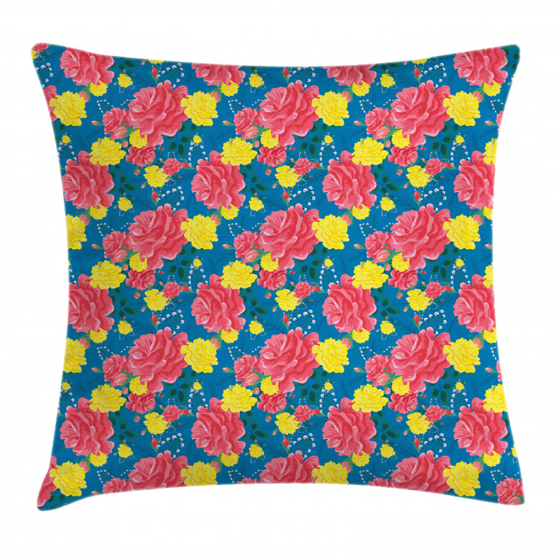 Valentine's Rose Blossoms Pillow Cover