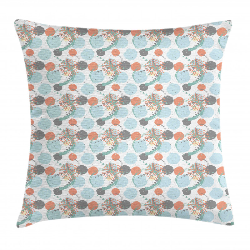 Modern Pastel Tone Petals Pillow Cover