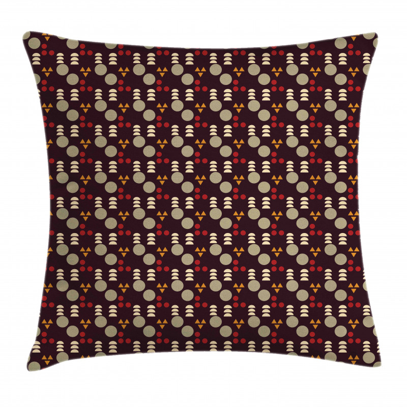 Funky Geometrical Shapes Pillow Cover