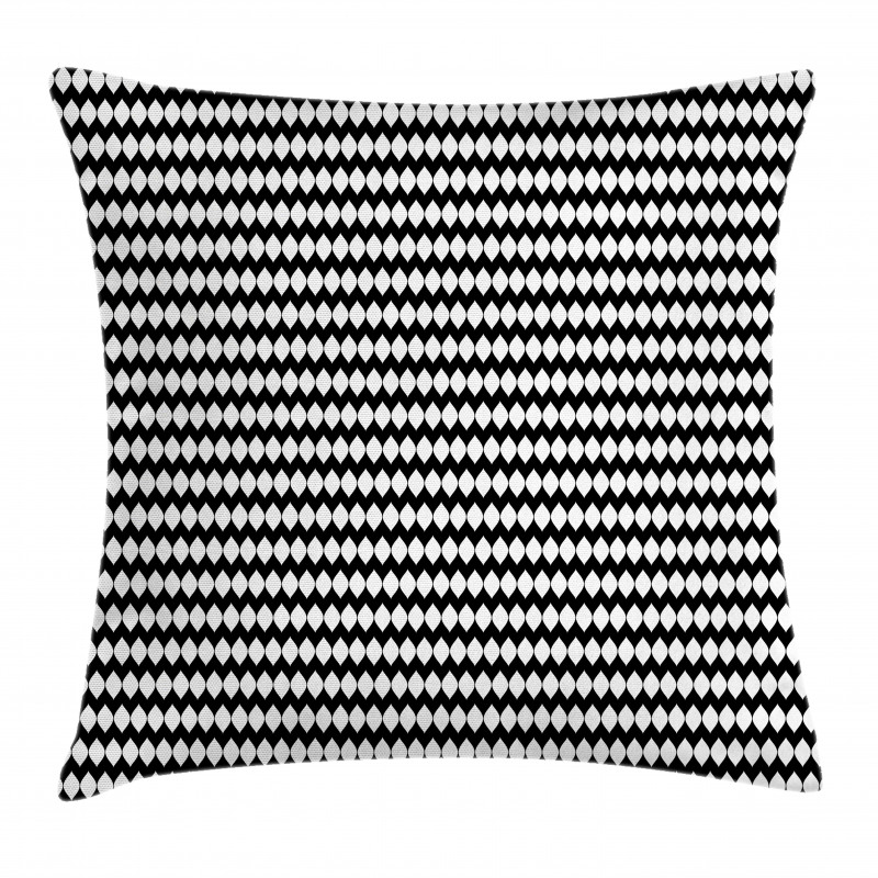 Abstract Simple Oval Shapes Pillow Cover