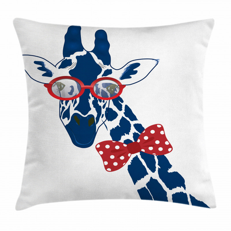 Long Neck with Bowtie Pillow Cover