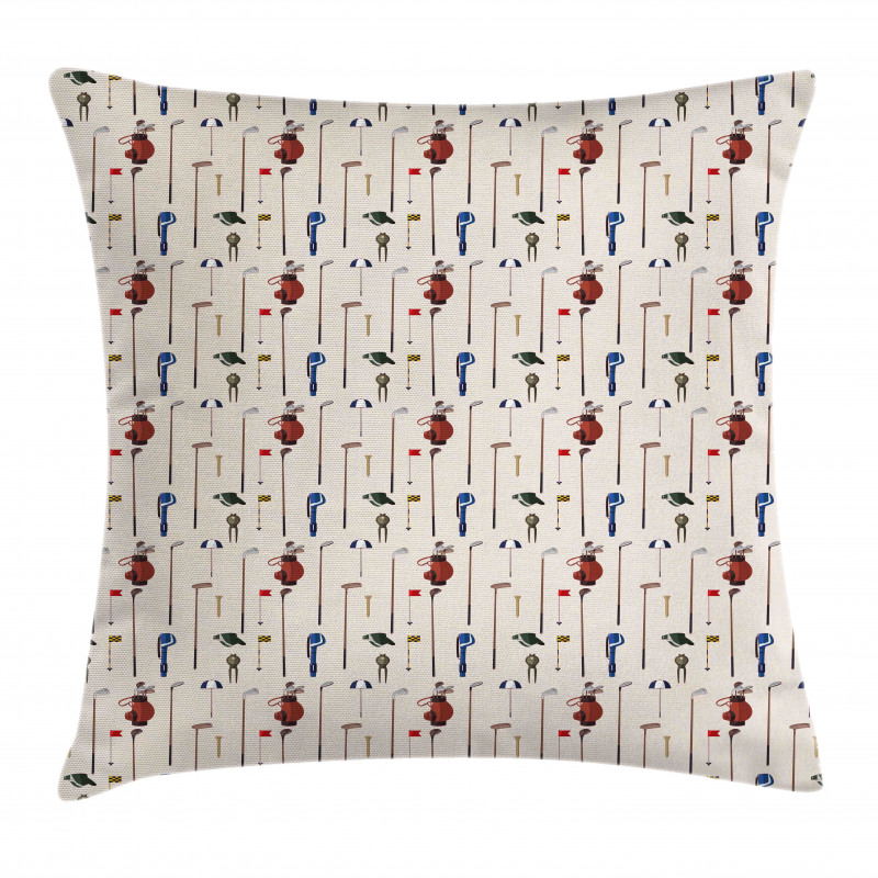 Club and Ball Sport Themed Pillow Cover
