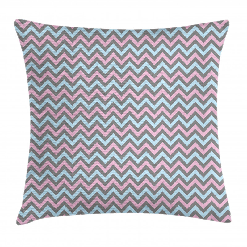 Pastel Sharp Zigzags Pillow Cover