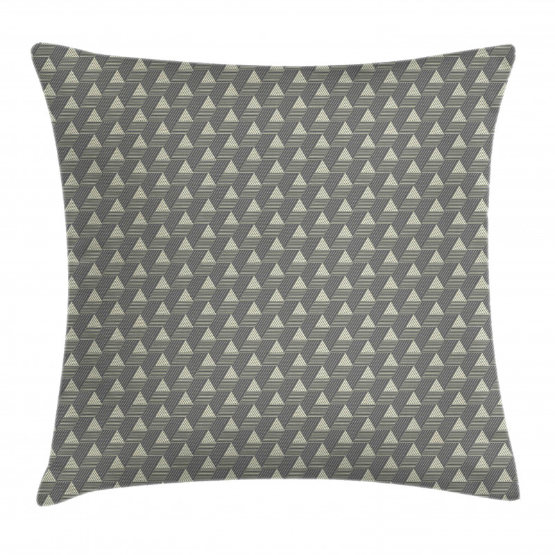 Abstract Triangles Pillow Cover