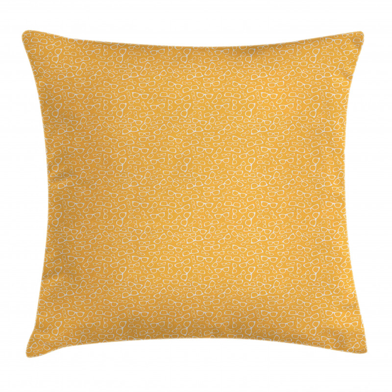 Hipster Glasses Simplistic Pillow Cover