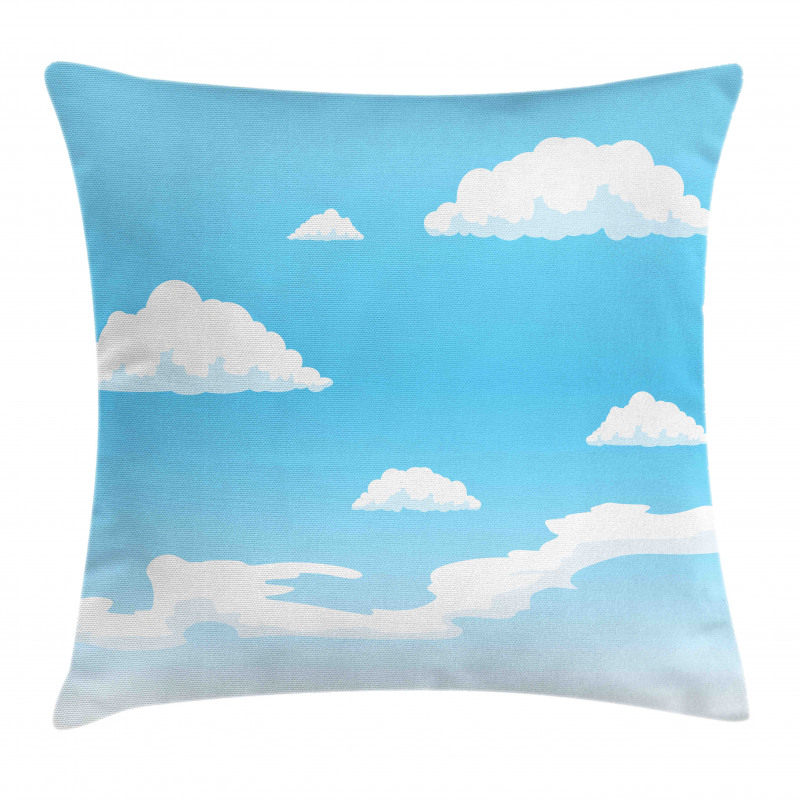 Summer Season Weather Pattern Pillow Cover