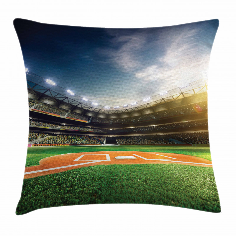 Game Thrill Stadium Photo Pillow Cover