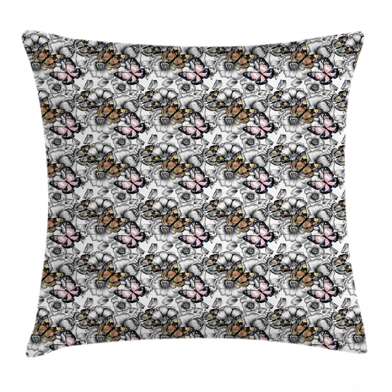 Roses in Blossom Spring Pillow Cover