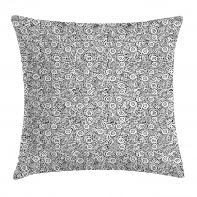 Retro Natural Petals Pillow Cover