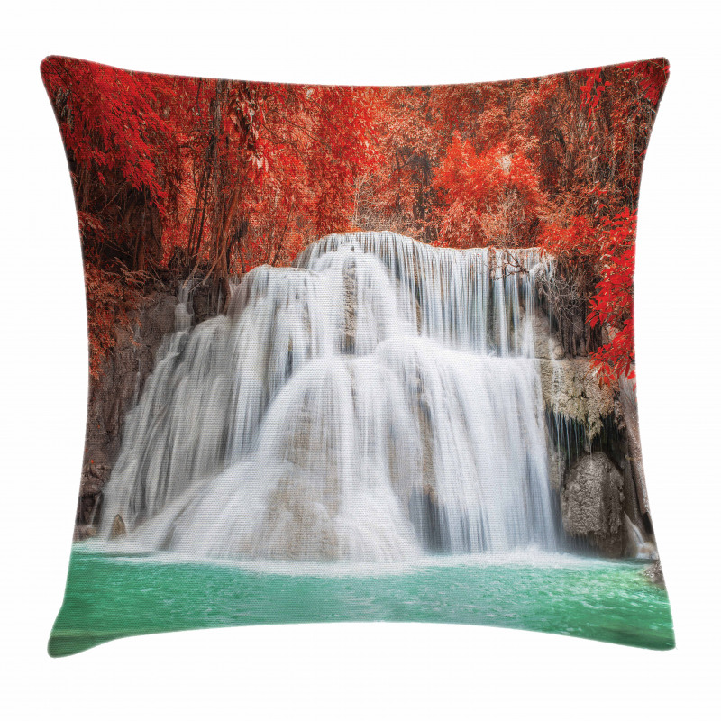 River in the Fall Pillow Cover