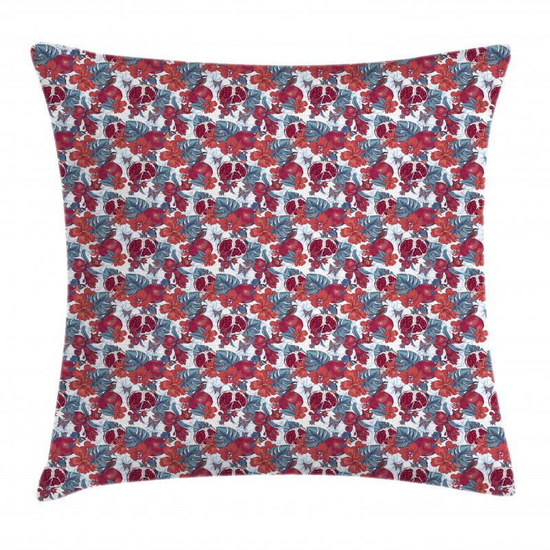 Tropical Hawaii Pomegranate Pillow Cover