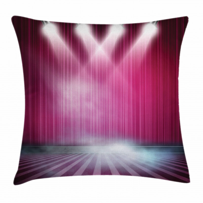 Stage Drapes Curtains Image Pillow Cover