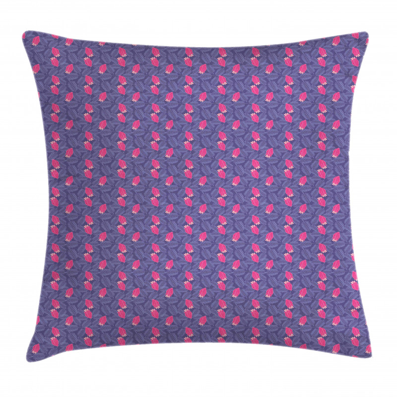 Exotic Plantation Leaves Pillow Cover