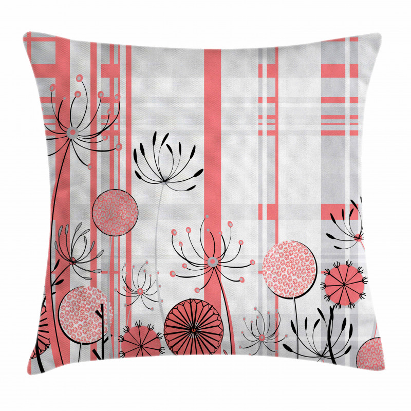 Modern Abstract Botanical Pillow Cover