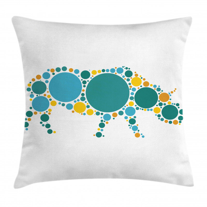 Abstract Fauna Design Pillow Cover