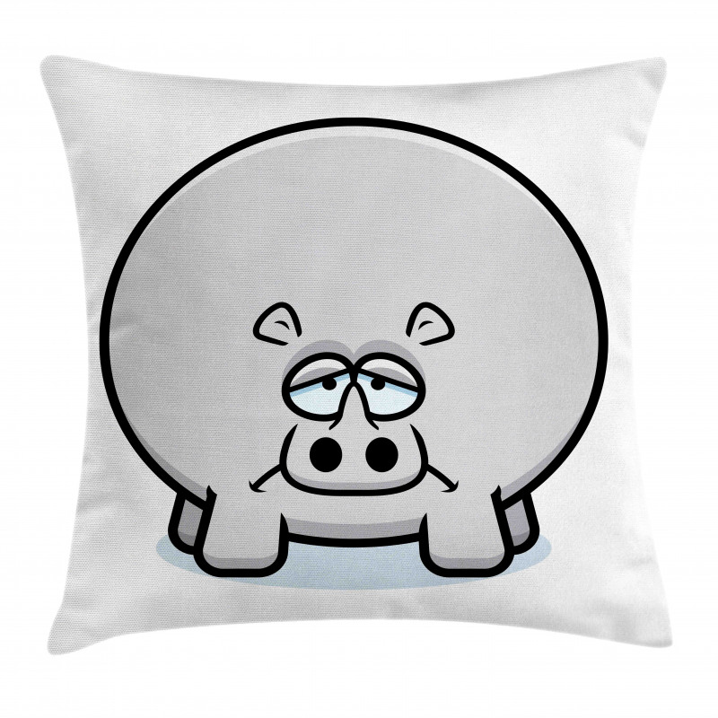 Animal with Sad Expression Pillow Cover