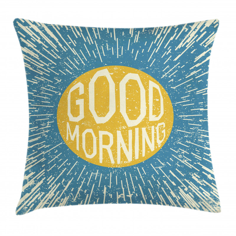 Inspirational Morning Pillow Cover