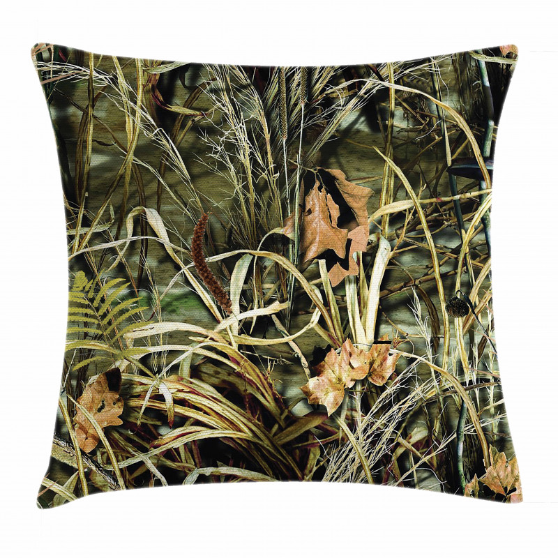 Close up Leaves Herbs Pillow Cover