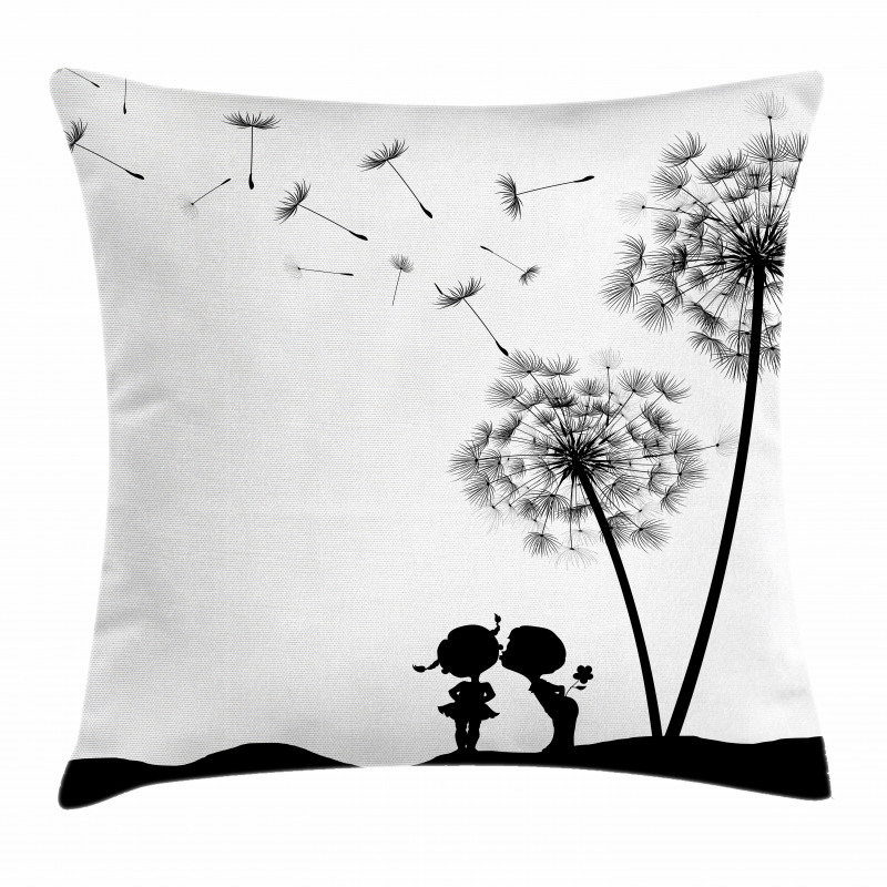 Boy and Girl Pillow Cover