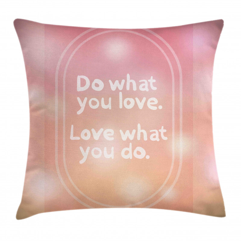 Pastel Colored Bokeh Effect Pillow Cover