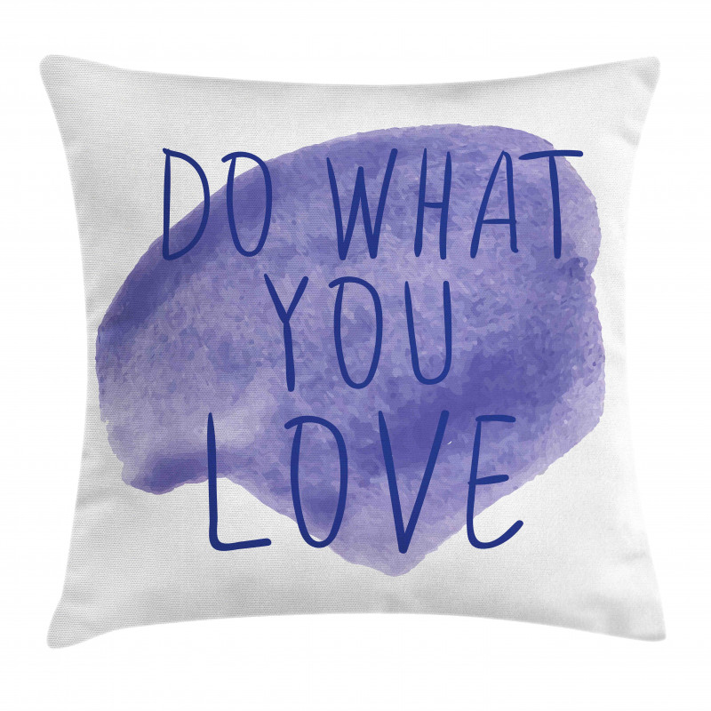 Watercolor Stain Abstract Pillow Cover