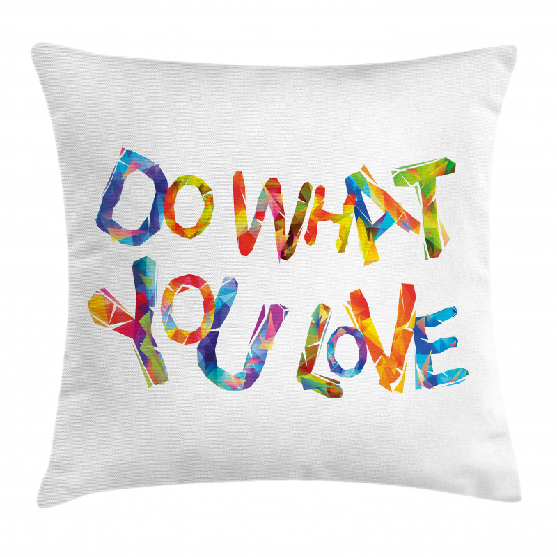 Polygonal Arrangement Art Pillow Cover