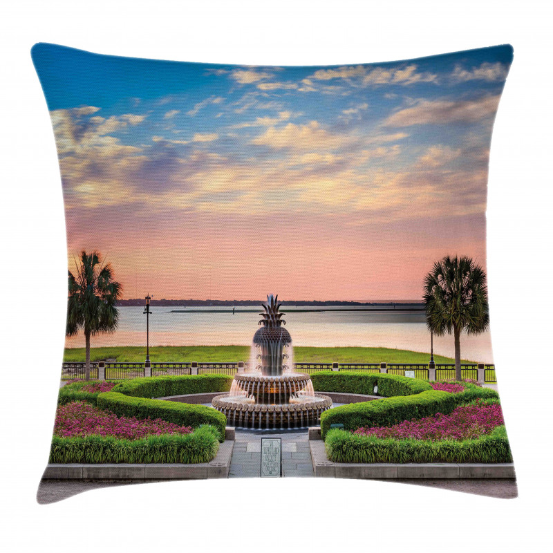 Ocean Scenery America Pillow Cover