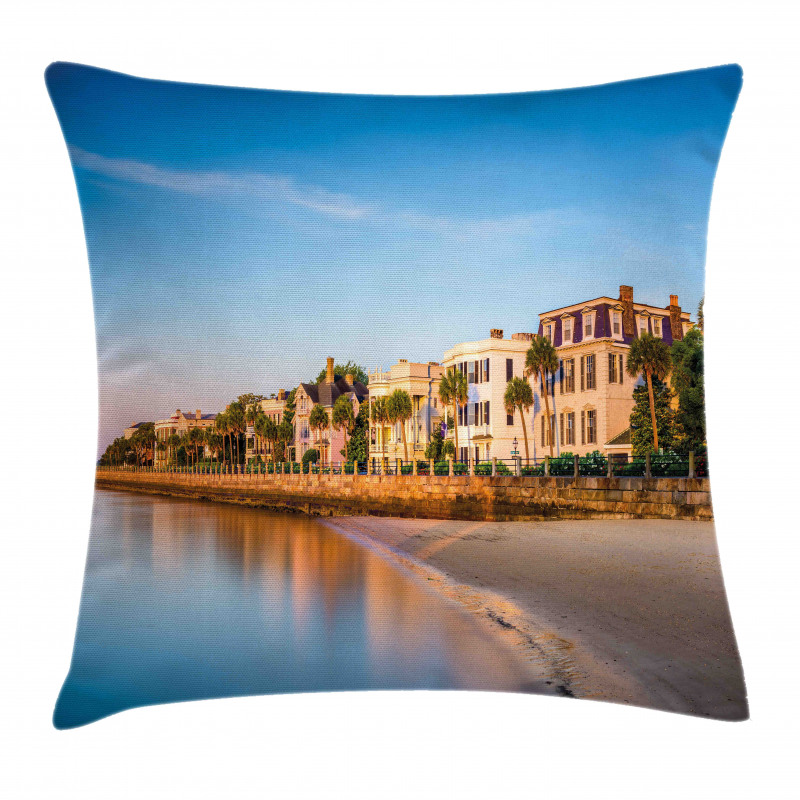 Historic Homes Battery Pillow Cover