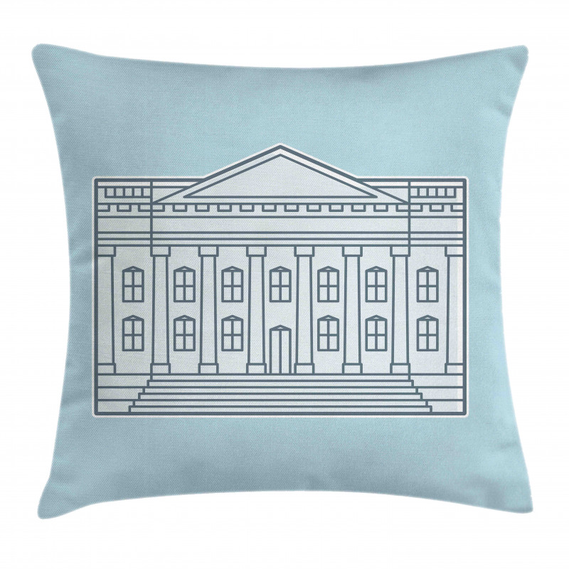 USA Custom House Theme Pillow Cover