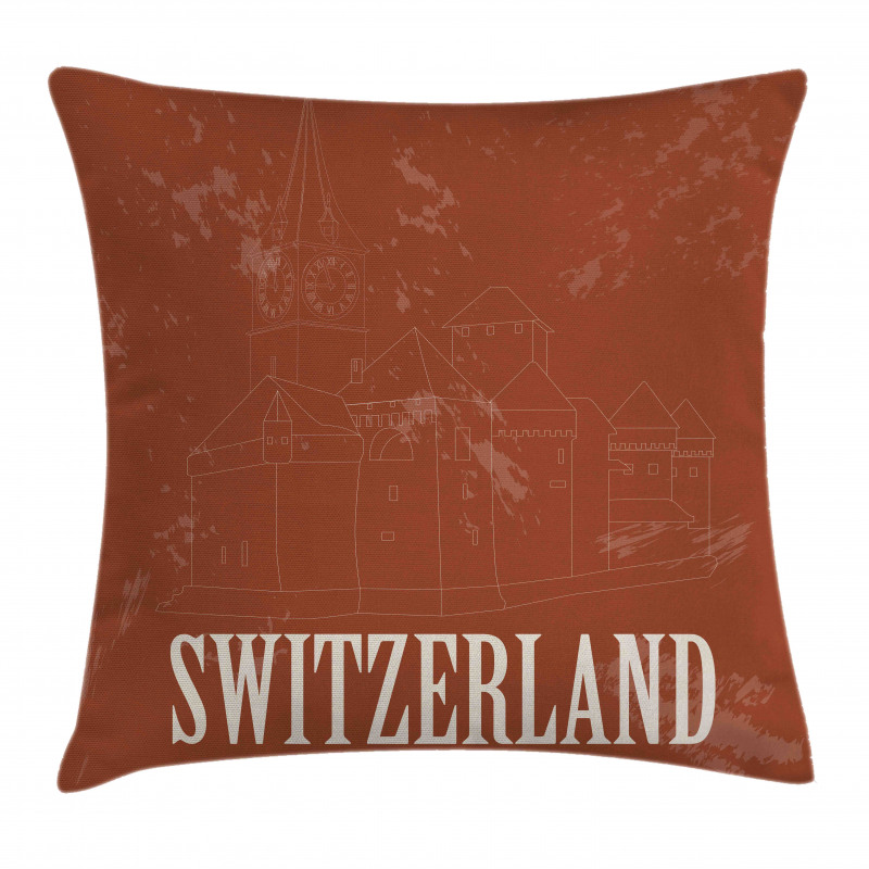 Outline Classic Design Pillow Cover