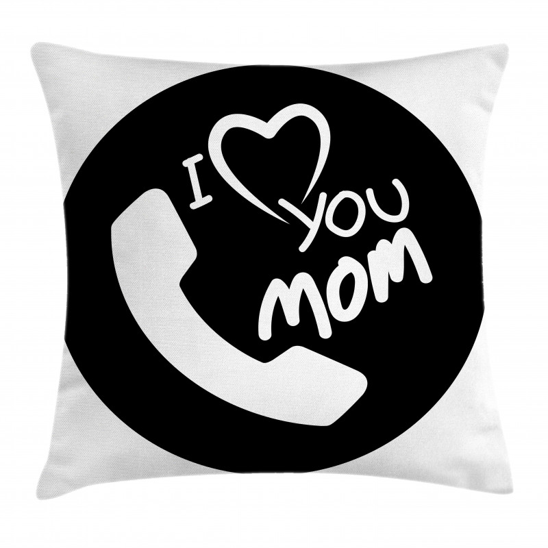 Family Values Theme Phone Pillow Cover