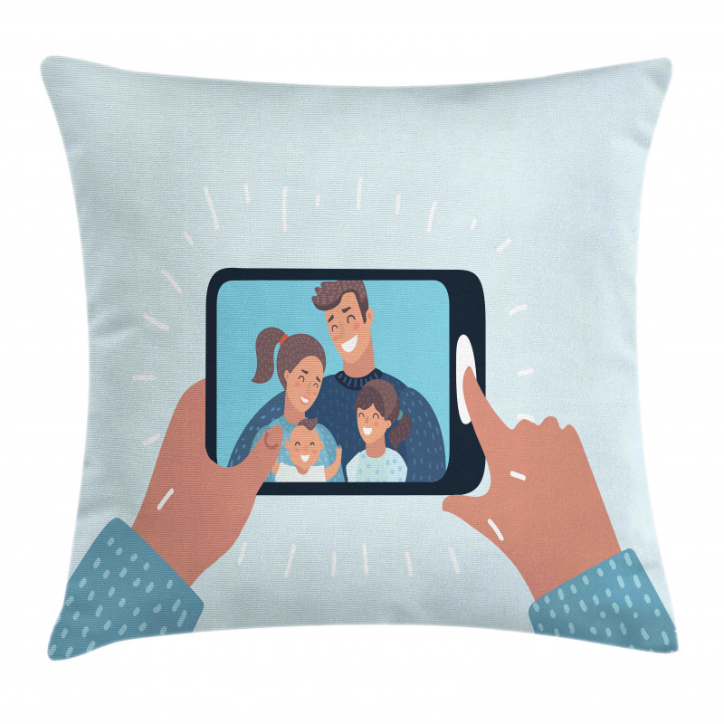 Motherhood Illustration Pillow Cover