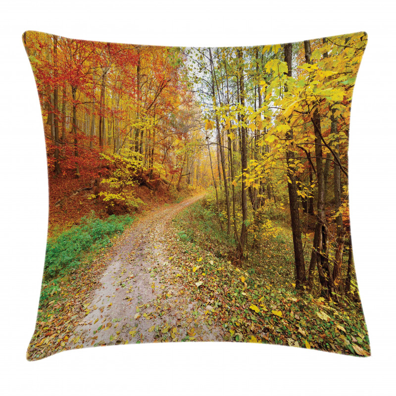 Colorful Autumnal Landscape Pillow Cover