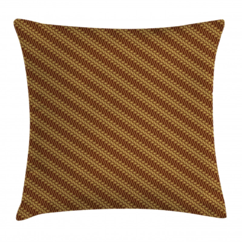 Creative Dots and Curly Lines Pillow Cover