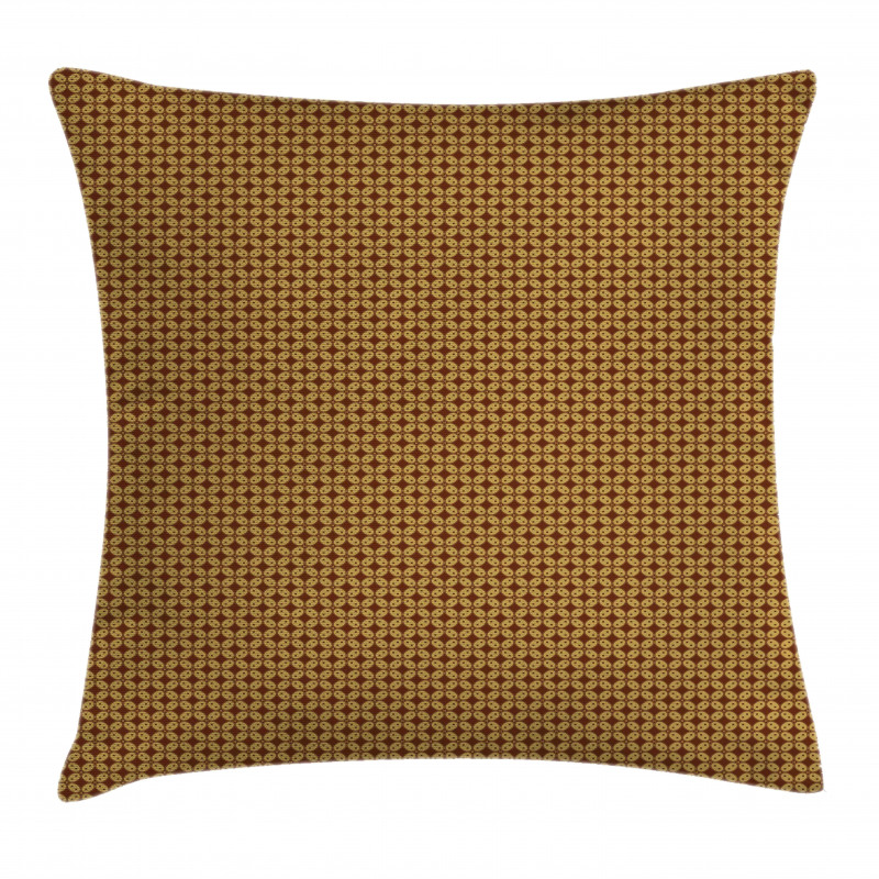 Simplistic Round Sided Sqaure Pillow Cover