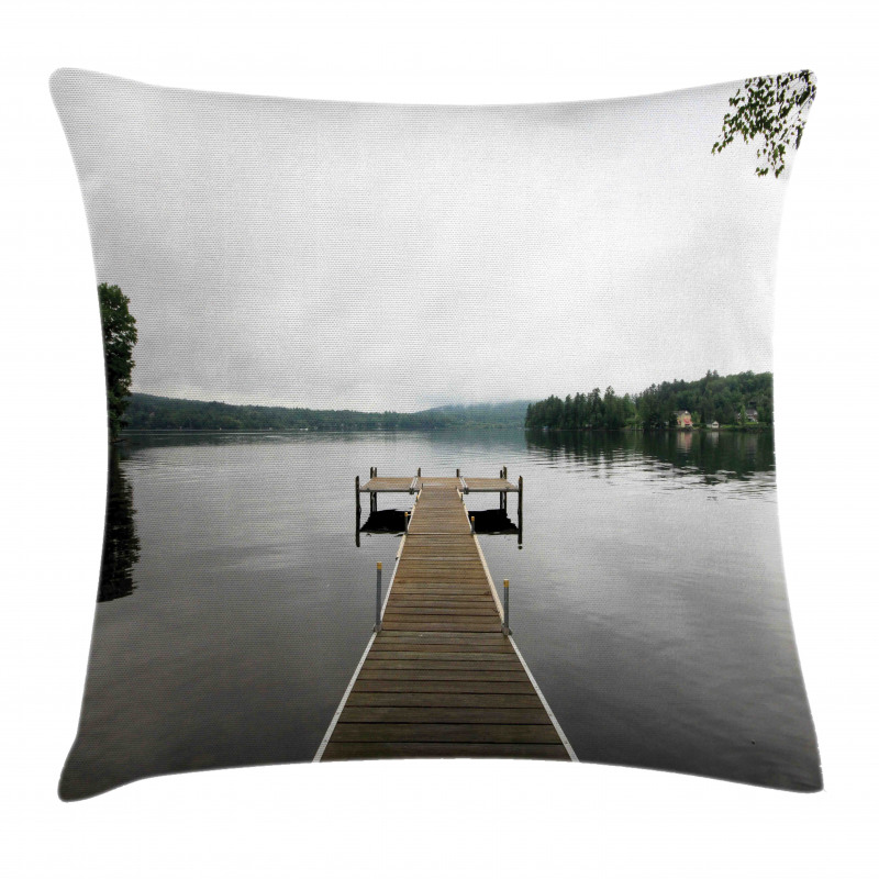 Calm Water Overcast Weather Pillow Cover