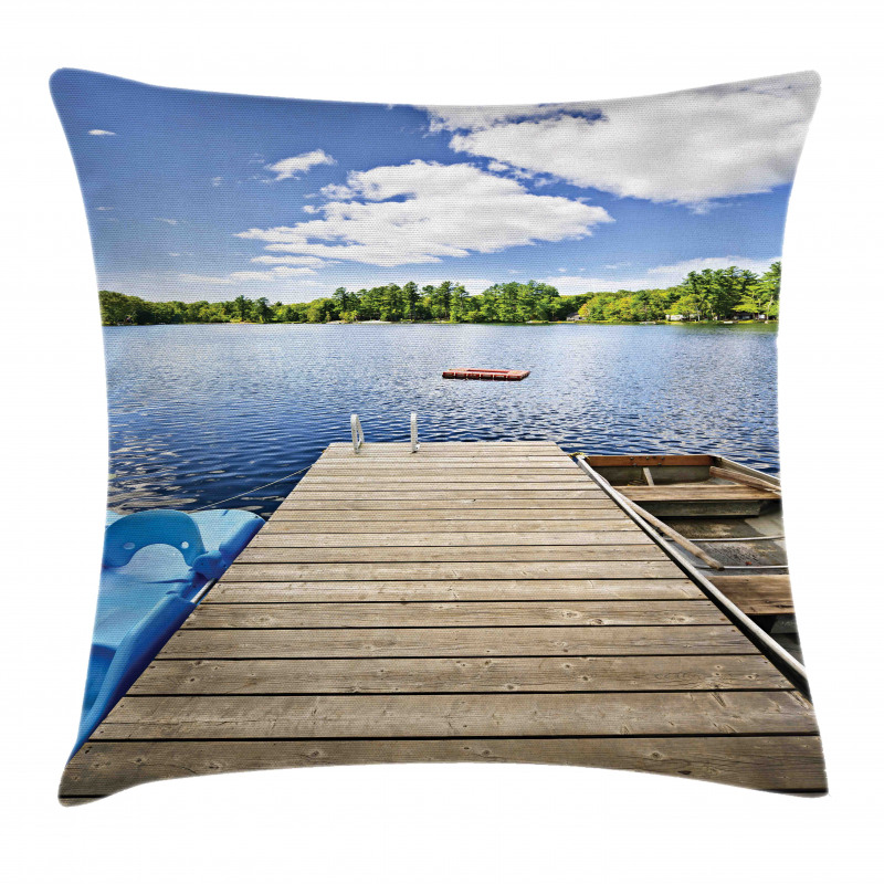 Canada Sunny Day Nature Photo Pillow Cover