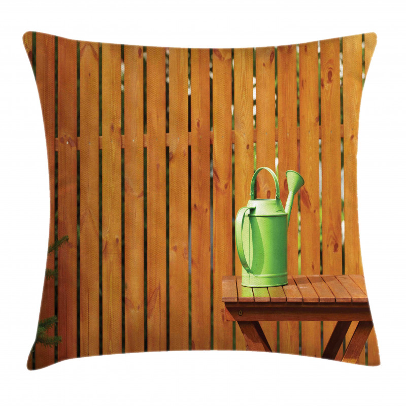 Watering Pot Garden Table Pillow Cover