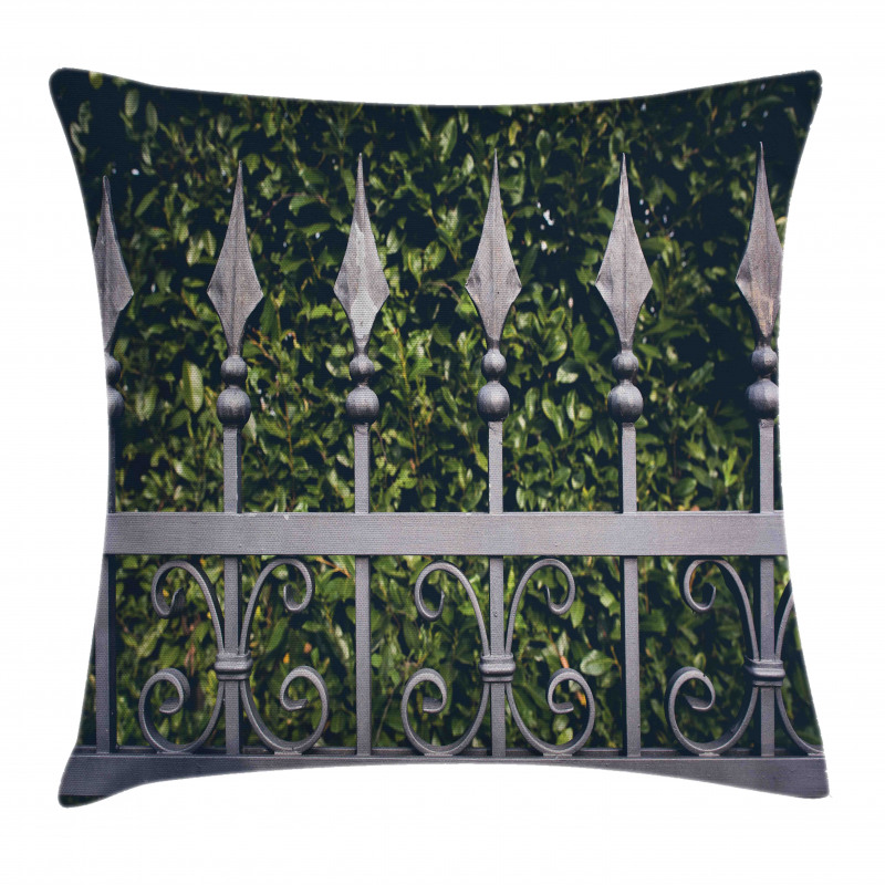 Outdoor Garden Fence Photo Pillow Cover