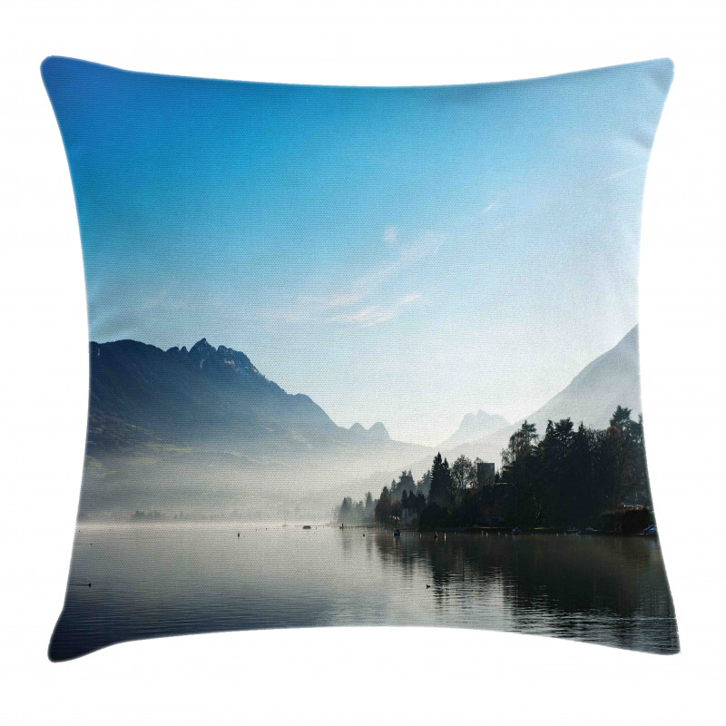 Lake Annecy France Sky Pillow Cover