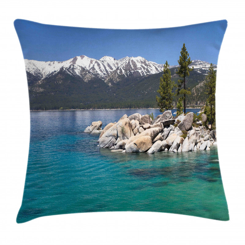 Sand Harbor Lake Tahoe Pillow Cover