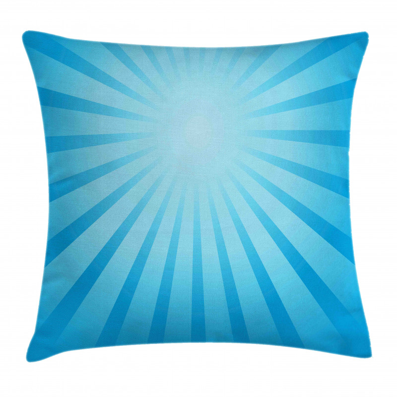 Sun Ray Style Retro Radiate Pillow Cover