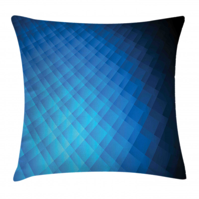 Vibrant Geometric Ombre Square Pillow Cover