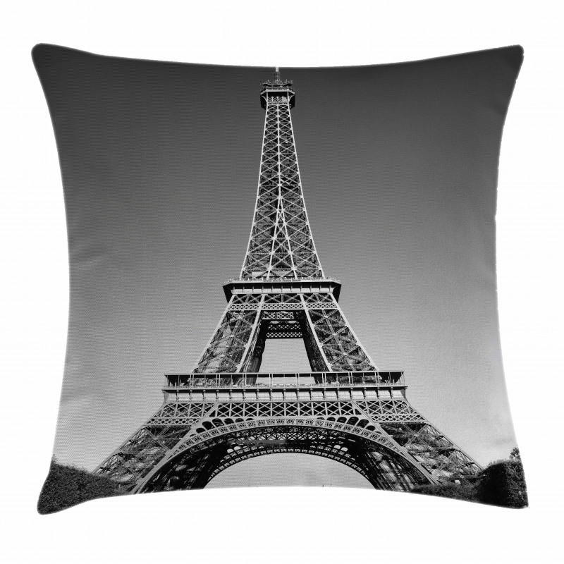 Paris Landmark Pillow Cover